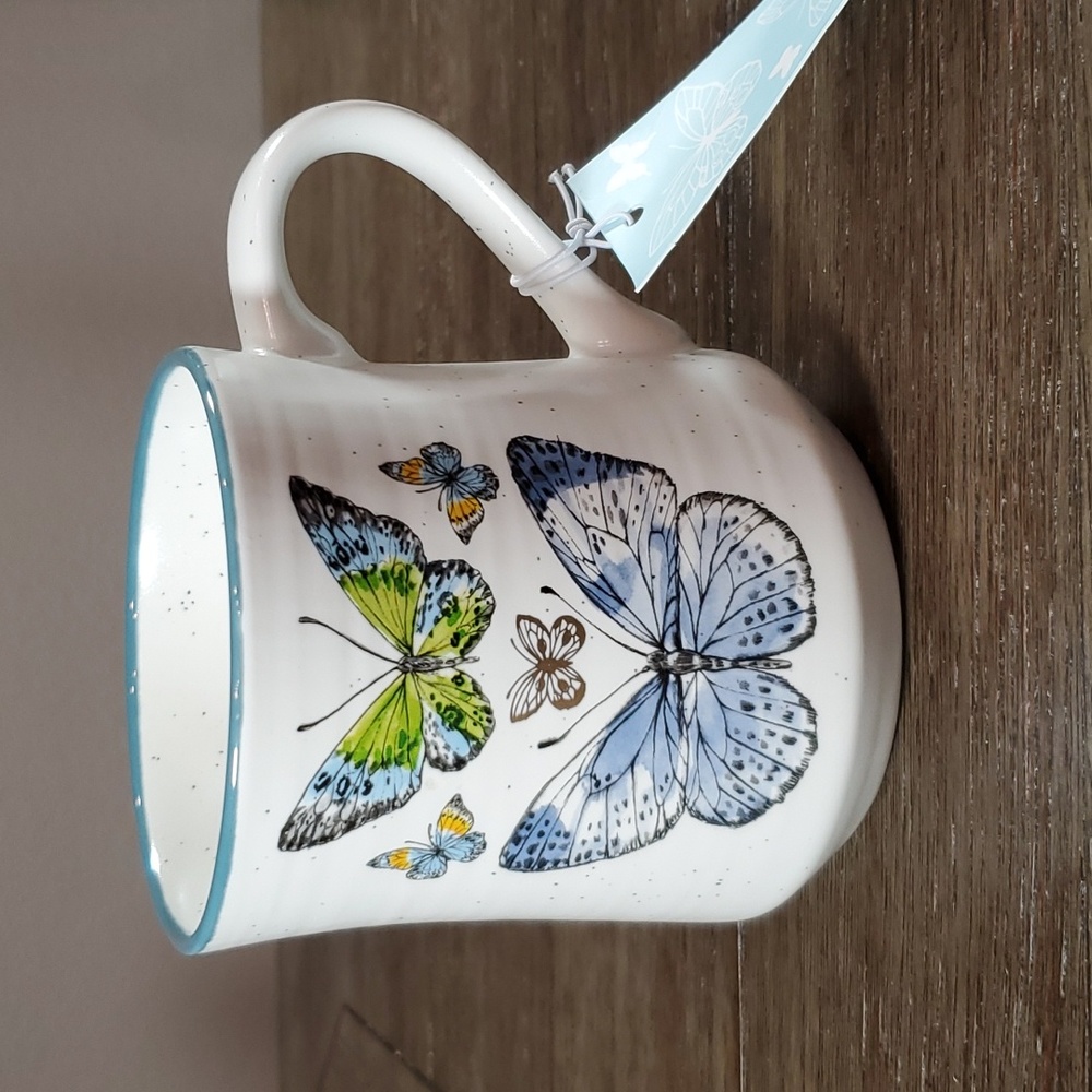 Seeds & Sunshine Butterfly Mug